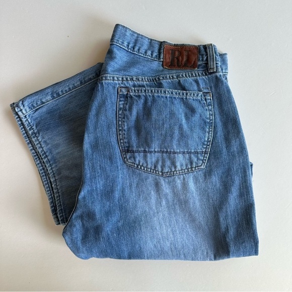 Y2K Ralph Lauren Polo Jeans Co Thompson Size 38 Baggy Wide Leg Grunge Vintage - Picture 2 of 15
